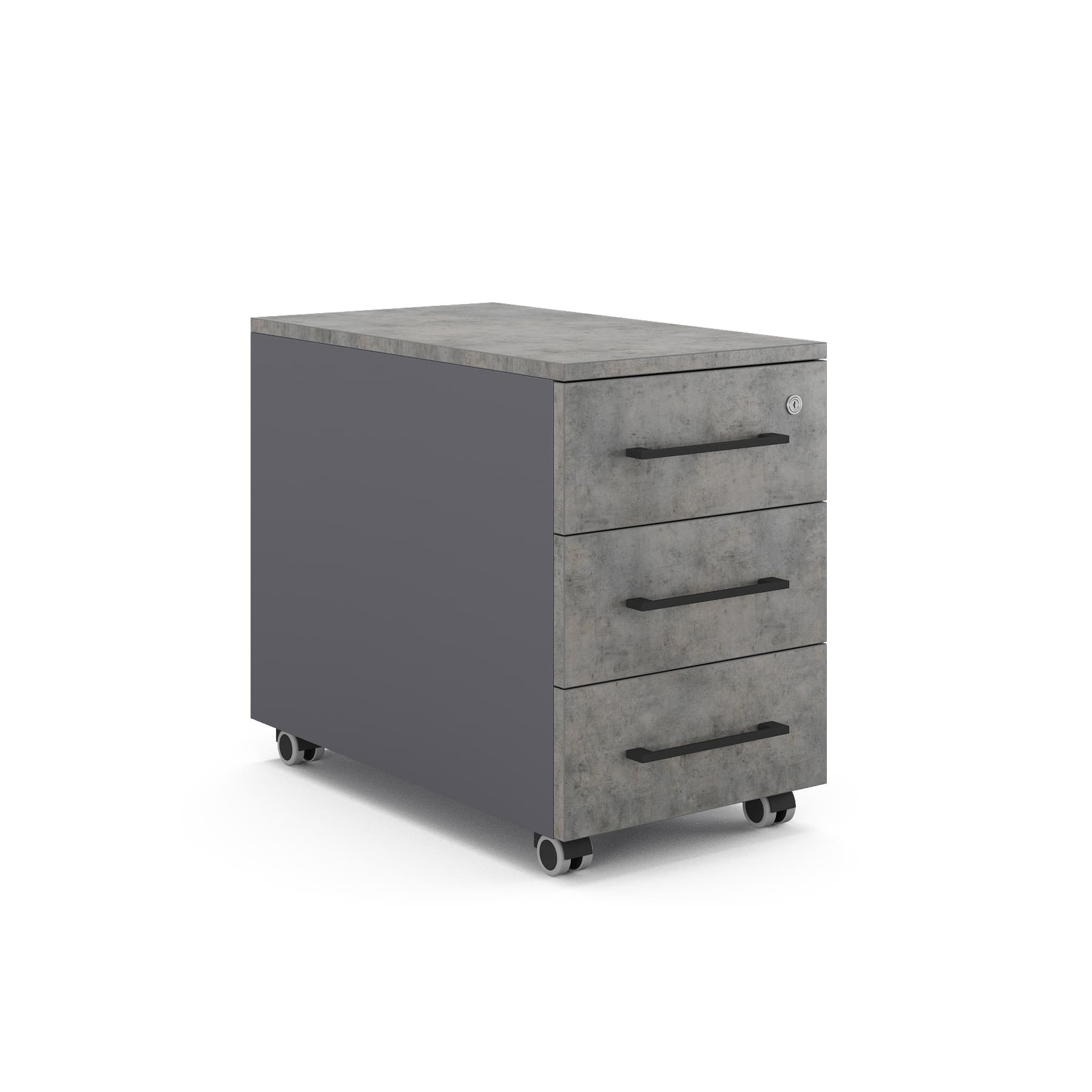 Тумба мобильная Kobor TМ3-40/80 graphite/chicago