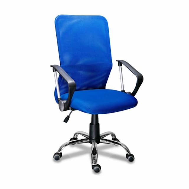 Кресло для персонала Мирэй МГ-21 РС900 хром, пиастра, ТГ, ткань цветная серия В