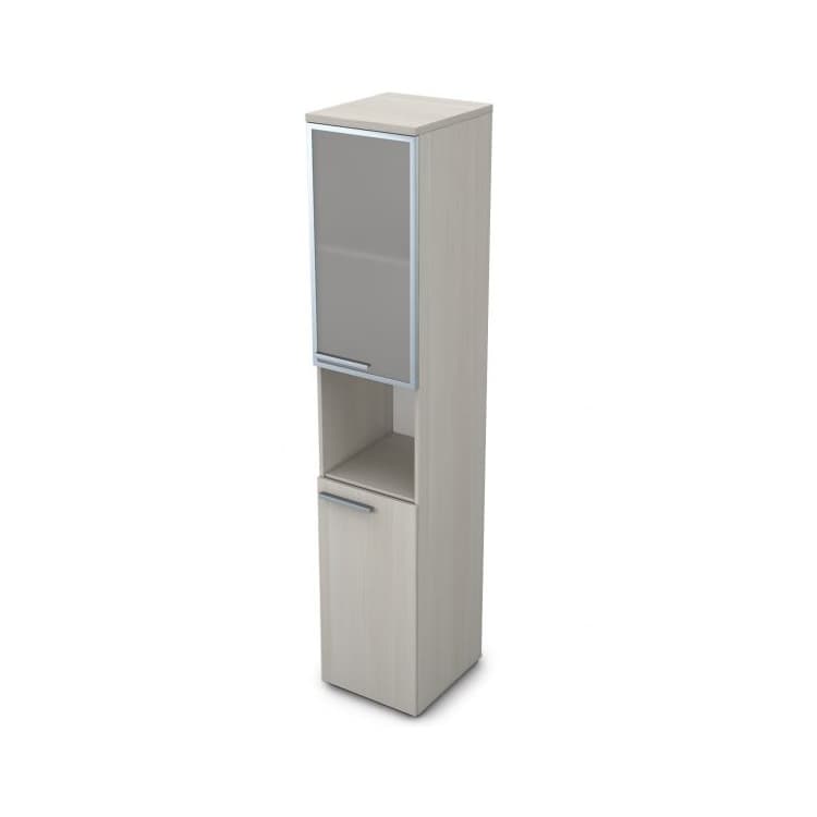 Шкаф узкий (пенал) АЛСАВ Gloss 9ПЛ.005.20 Ivory
