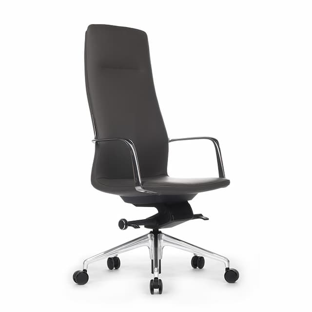 Кресло RV DESIGN Plaza FK004-A13 Антрацит (1A MB917) натуральная кожа