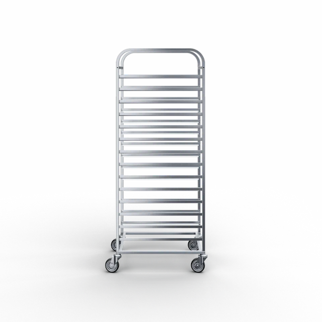 Тележка-шпилька под гастроемкости 14 направляющих RADA колеса стандартные 75 мм