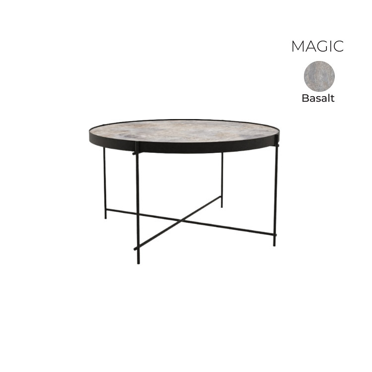 Стол журнальный круглый Алсав 21MAGIC.006 Basalt