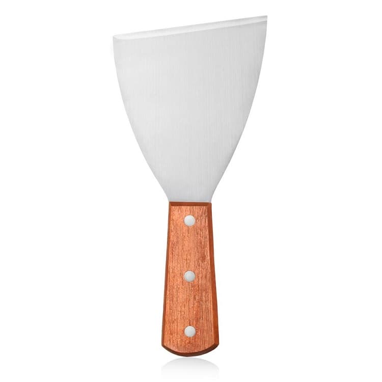 Лопатка шпатель 11,5x10 см нерж. 22 см деревянная ручка P.L. Proff Cuisine WSCR-4 (HONRI) (81240691)