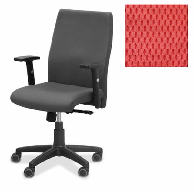 Офисное кресло для персонала Юнитекс Like+ ткань TW красная