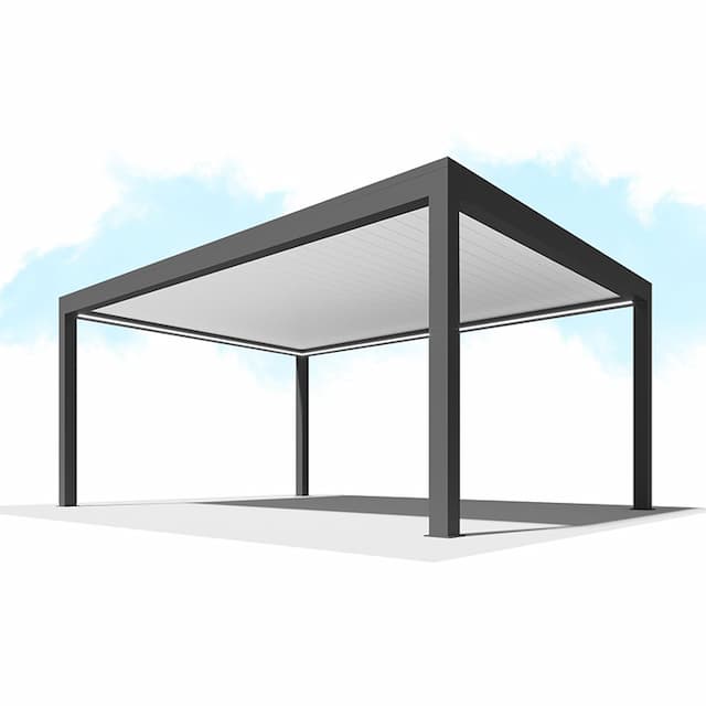 Пергола Сити-Форм Pergola В500-25П Bioclimatic с поворотными ламелями ЛАМЕЛЬ 250 X 53 (3,5х3,0) 1 модуль