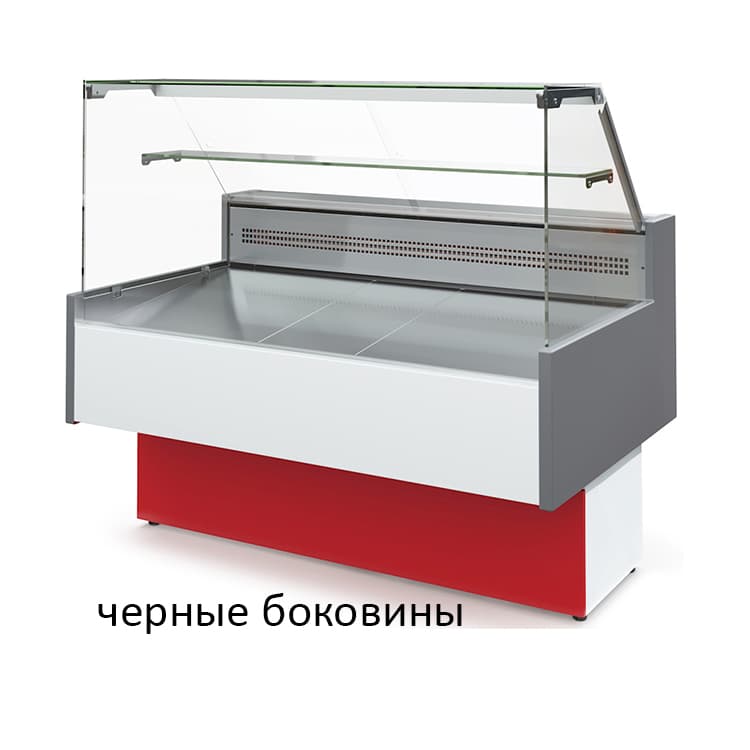 Витрина холодильная МХМ ТАИР ВХН-2.0 Cube (черные боковины)