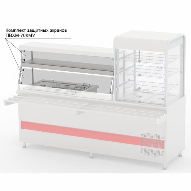 Комплект защитных экранов Abat ПВХМ-70КМУ