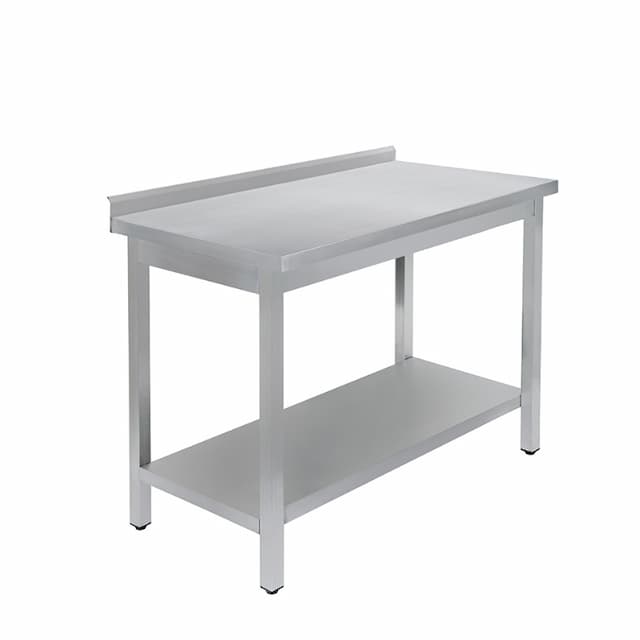 Стол универсальный Luxstahl СПУ-14/7 со сплошной полкой нерж