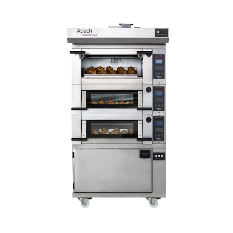Печь подовая с расстойкой APACH BAKERY LINE E2K6P DPBI-T