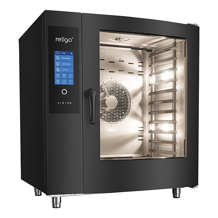 Пароконвектомат RETIGO B1011B VISION II BLACK EDITION