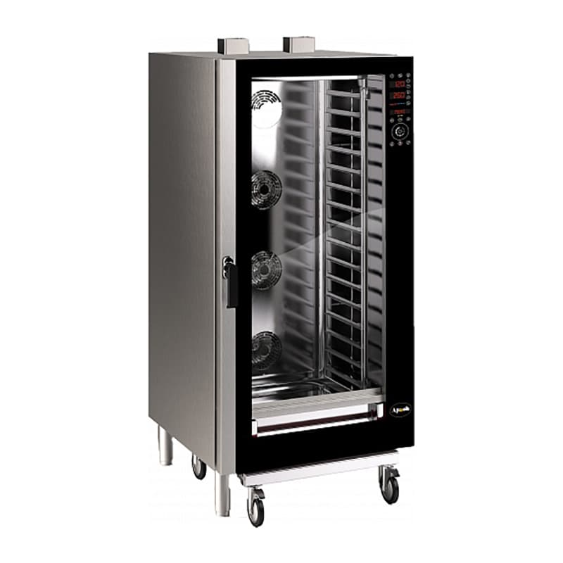 Печь конвекционная газовая Apach A2/16HD Газ 600X400/А-Мойка